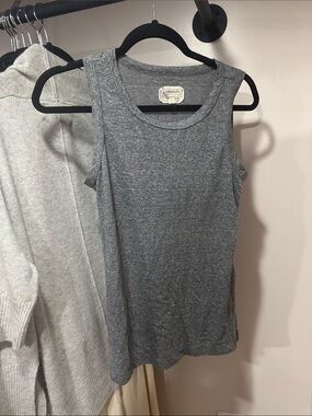 Current/Elliott Heather Gray Sleeveless Tank Top